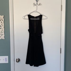 Express Little Black Cutout Dress